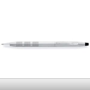 Luxury Ballpoint Pen, Cross Brand, Satin Chrome Color